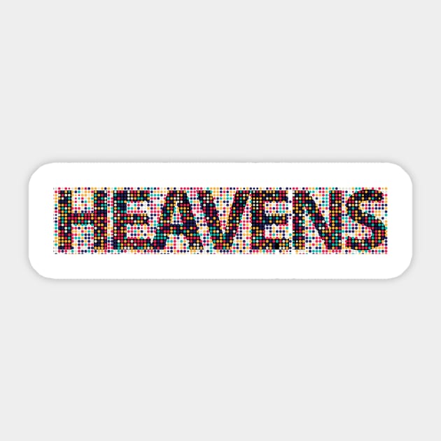 Heavens Sticker by powerwords